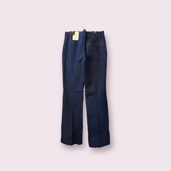 Christian Siriano x Gloria Vanderbilt Collab Sharp Denim Trouser Pant Size 27/4 - Picture 5 of 7